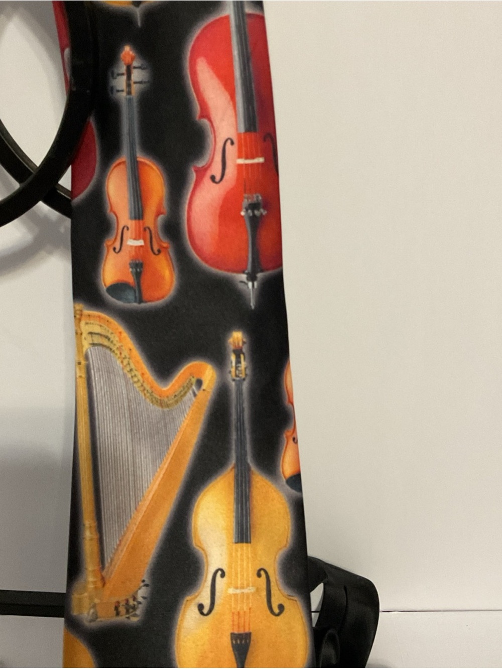 Three Rooker Classical Music Instrument Necktie - Picture 4 of 5